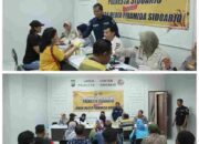 Sambut 73 Tahun Humas Polri, Polresta Sidoarjo Gelar Bakti Kesehatan Bagi Wartawan