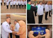 Kakanwil Ditjenpas Jatim Lantik Sejumlah Pejabat Baru serta Canangkan Pakta Integritas dan Perjanjian Kinerja 2025