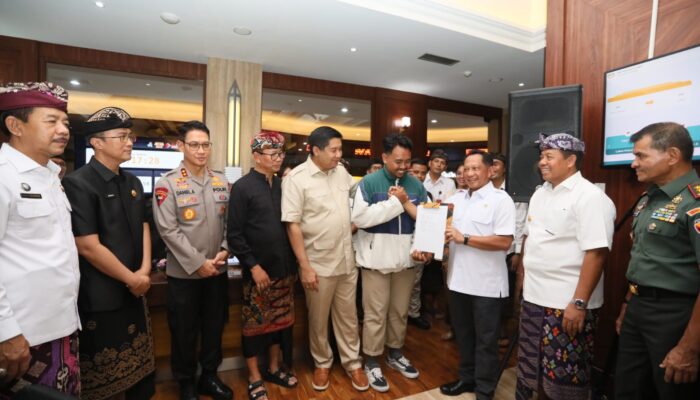 Pastikan Layanan PBG Berlangsung Cepat dan Berkualitas, Mendagri bersama Menteri PKP Tinjau MPP Badung