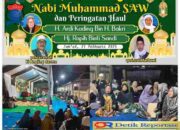 Kades Kramat H. Nur Alam Gelar Peringatan Isra Mi’raj & Haul, Santuni Anak Yatim dan Janda Tua