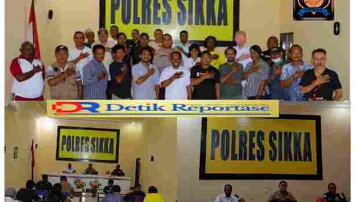 Kapolres Sikka Gelar Coffee Morning Bersama Aliansi Wartawan Sikka: Pererat Sinergi dan Perkuat Kemitraan Media-Polri