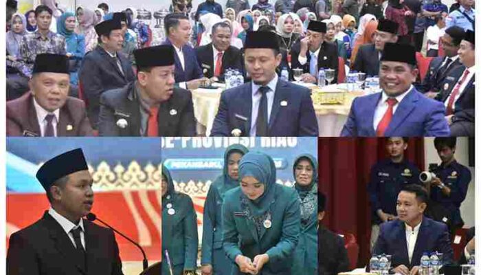 Bupati dan Wakil Bupati Pelalawan Hadiri Pelantikan Ketua TP PKK Kabupaten/Kota Se-Riau Periode 2025-2030