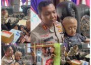 Kapolres Jeneponto Kunjungi Ikbal, Anak Penderita Hidrosefalus yang Ditinggalkan Orang Tuanya