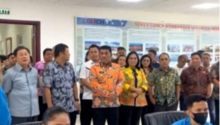 Gubernur Yulius Selvanus Komaling Tinjau Kawasan Industri PT Kons di Sulawesi Utara