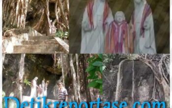 Gua Alam Bunda Maria "Nera Maeng" Destinasi Wisata Religi yang Unik, Dihiasi Akar Pohon Beringin Salah satu wisata religi yang unik di Gus alam bunda Maria nera maeng