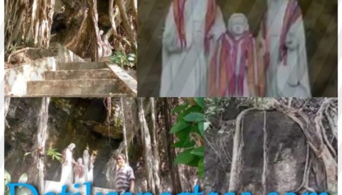 Gua Alam Bunda Maria “Nera Maeng”  Destinasi Wisata Religi yang Unik, Dihiasi Akar Pohon Beringin