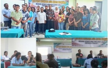 Kunjungan dinas kesehatan sikka dan memberikan apresiasi ke yayasan papah dan RS Lela karena penangan yang optimal terhadap ogdj