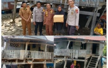Kunjungan Kapolres jenepontohbdan memberikan bantuan ke rumah warga yang nyaris roboh selama bertahun-tahun dan bantuan ini langsung diserahkan oleh Kapolres jeneponto