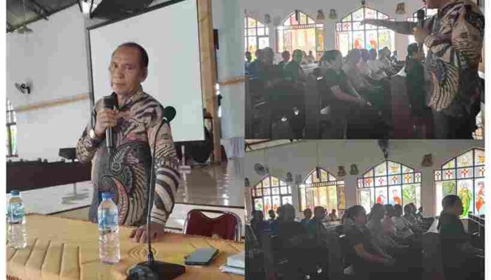 Drs. Petrus Jelalu Ajak WKRI dan Umat Katolik Aktif Berpolitik: “Jangan Alergi, Politik Adalah Jalan Kerasulan”