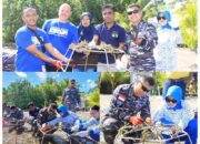 Danlanal Maumere Gandeng BBKSDA NTT Rehabilitasi Terumbu Karang di Laut Flores
