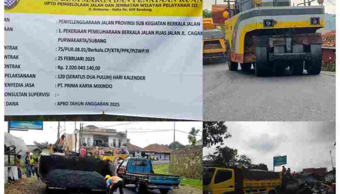Pengaspalan Ruas Jalan Subang-Purwakarta Dimulai, Masyarakat Apresiasi Pemerintah