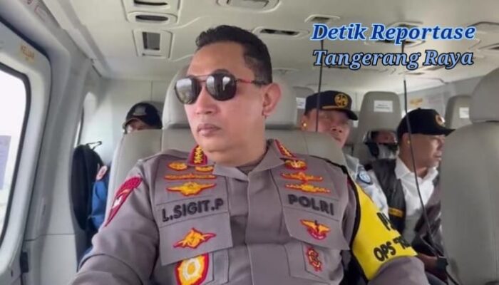 Kapolri Pantau Arus Balik Lebaran di Tol Cipali via Udara