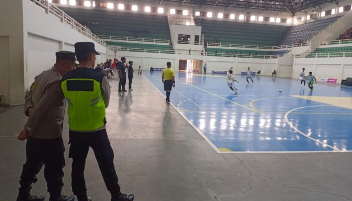 Polres Lubuk Linggau Kawal Ketat Turnamen Raja Futsal 2025