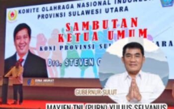 Steven Kandouw Mengundurkan Diri dari KONI Sulut, YSK Siap Bawa Olahraga Sulut ke Level Lebih Tinggi Gubernur Sulawesi Utara YSK memberita apresiasi di acara perpisahan pengurus KONI Sulut di hotel four points Manado, Selasa 22 April 2025