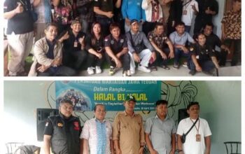 Gebyar Persatuan Wartawan Jawa Tengah: Silaturahmi dan Halalbihalal 1446 H di Cafe Saka Wonosobo Kekompakan wartawan yang terbagi g dalam persatuan wartawan Jawa tengah saat silaturrahmi dan halal bihalal 1446 h di cafe saka wonosobo