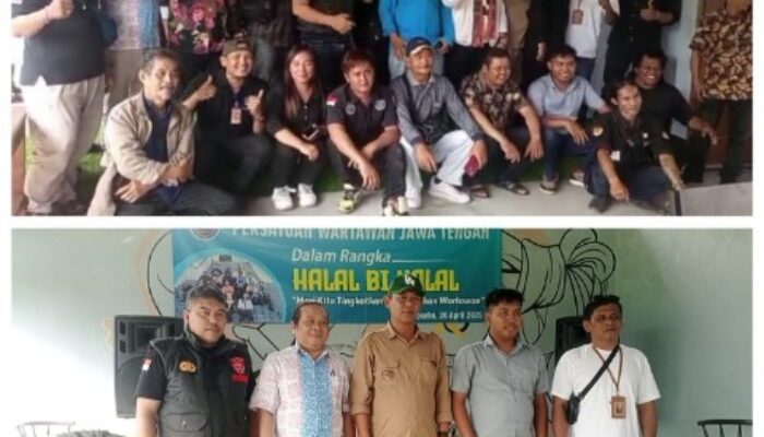 Gebyar Persatuan Wartawan Jawa Tengah: Silaturahmi dan Halalbihalal 1446 H di Cafe Saka Wonosobo