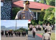 Kapolres Ende Pimpin Apel Siaga, Pastikan Hari Buruh Berlangsung Aman dan Kondusif