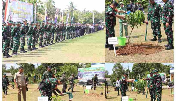 TMMD ke-124 Kodim 0703/Cilacap Dibuka dengan Ribuan Pohon: Komitmen TNI untuk Alam dan Rakyat