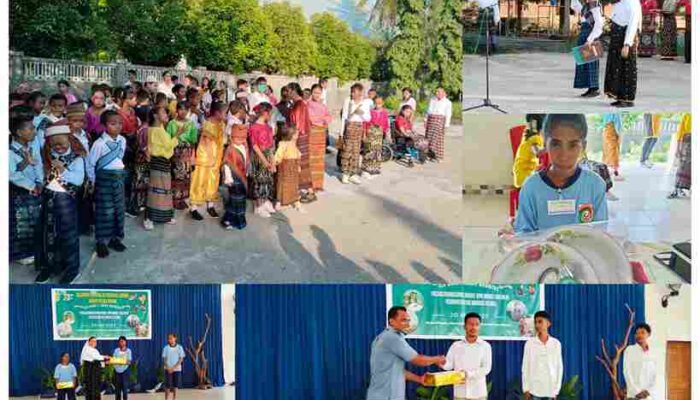 Karya dari Keterbatasan: Lomba Kriya Kayu dan Hantaran Semarakkan Harkitnas di SLB Bhakti Luhur Maumere!