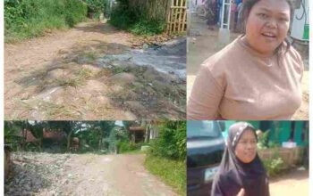 Fhoto warga keluhkan jalan yang rusak dan belum di perbaiki lebih dari 10 tahun