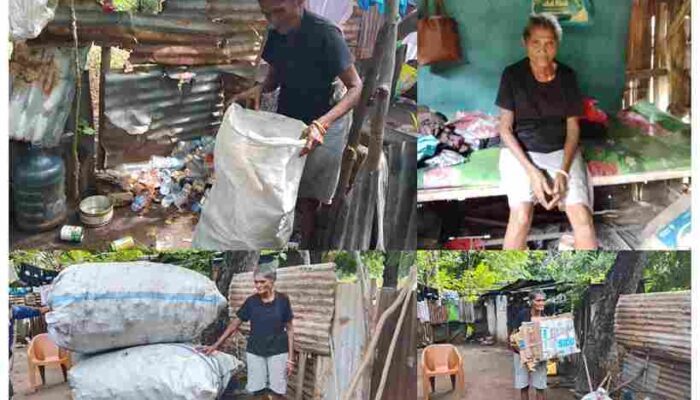 Hidup di Antara Rongsokan: Janda Maria Modesta Bertahan dengan Bubur dan Botol Bekas