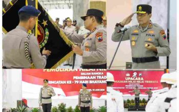 Polda Jateng Cuci Pataka “Maneka Tunggal Dharma”, Teguhkan Jiwa Bhayangkara yang Tak Lekang Oleh Zaman Menaka tunggal dharma Kapolda tateng pimpin langsung upacara pencucian bendera untuk menyambut hari bhayangkara, teguhkan jiwa bhayangkara yang tak lekang oleh zaman