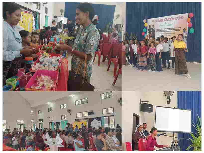 Anak yang bersuara emas dan main keyboard di Maumere, chelsi yang menghipnotis yang menonton