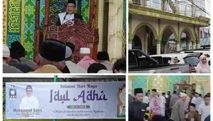 H.M. Bakri Khatib Salat Idul Adha di Masjid Al Husni, Khutbah yang Menyentuh Hati