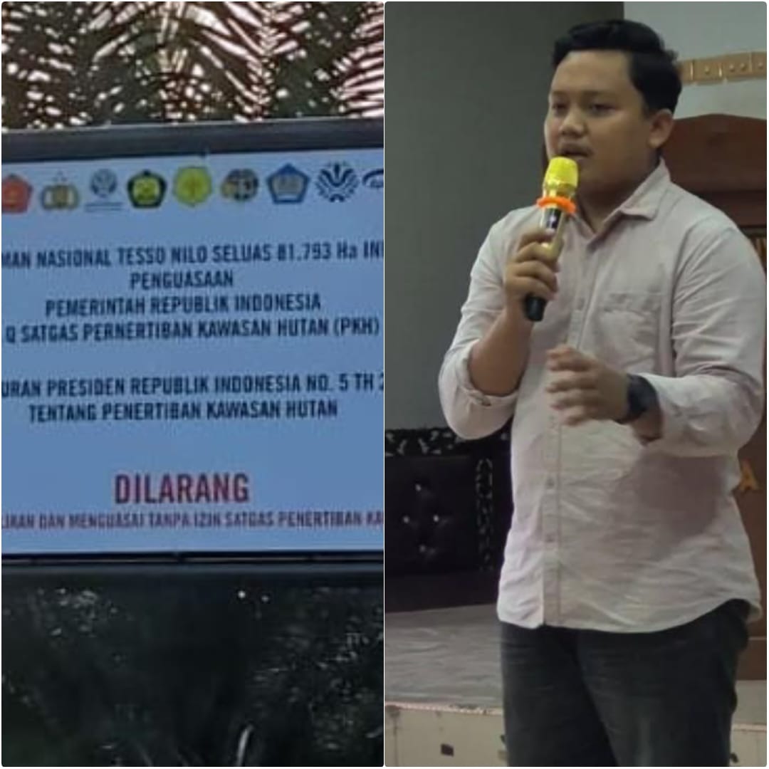 Gambar peta lokasi kawasan tntn teso Nilo dan harapan masyarakat saat akan ada kunjungan ke lokasi