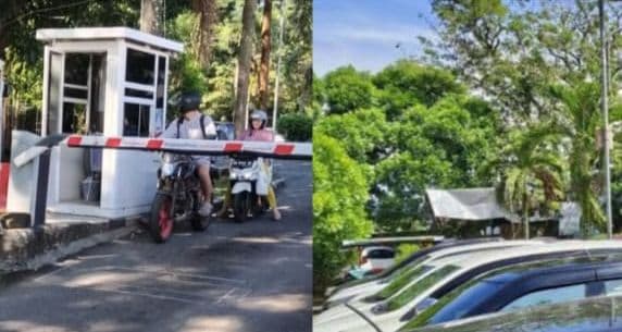 Lokasi parkir di RS kondou yang di duga melanggar aturan