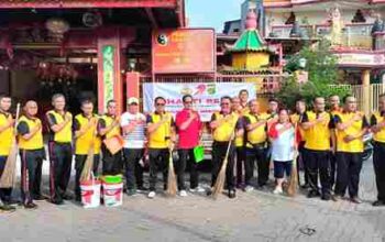 Polsek Neglasari lakukan bakti religi di klenteng dalam rangka menyambut hari bhayangkara ke 79