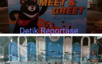 Suasana di Ancol saat pembukaan Taiwan excellence 2025 yang di padati pengunjung