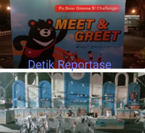 Suasana di Ancol saat pembukaan Taiwan excellence 2025 yang di padati pengunjung