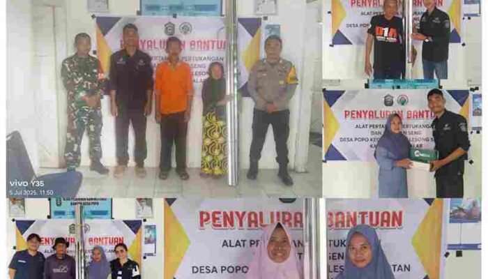 34 Warga Desa Popo Terima Bantuan Pemberdayaan, Diharap Dorong Kemandirian Ekonomi