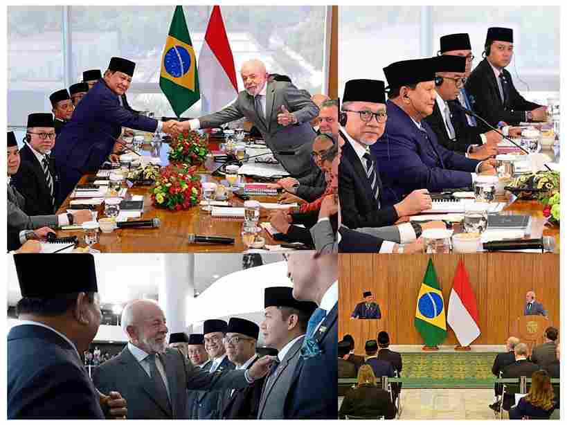 Prabowo Disambut Megah di Istana Planalto, Brasil Gelar Parade Kehormatan Militer