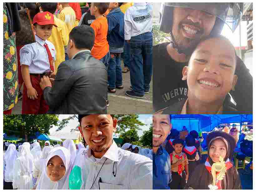 Hari Pertama Sekolah, Bupati Bulukumba Ajak Para Ayah Antar Anak ke Sekolah