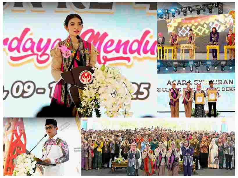 HUT ke-45 Dekranas di Balikpapan: Ibu Selvi Gibran Dorong Perajin Naik Kelas dan Tembus Pasar Dunia