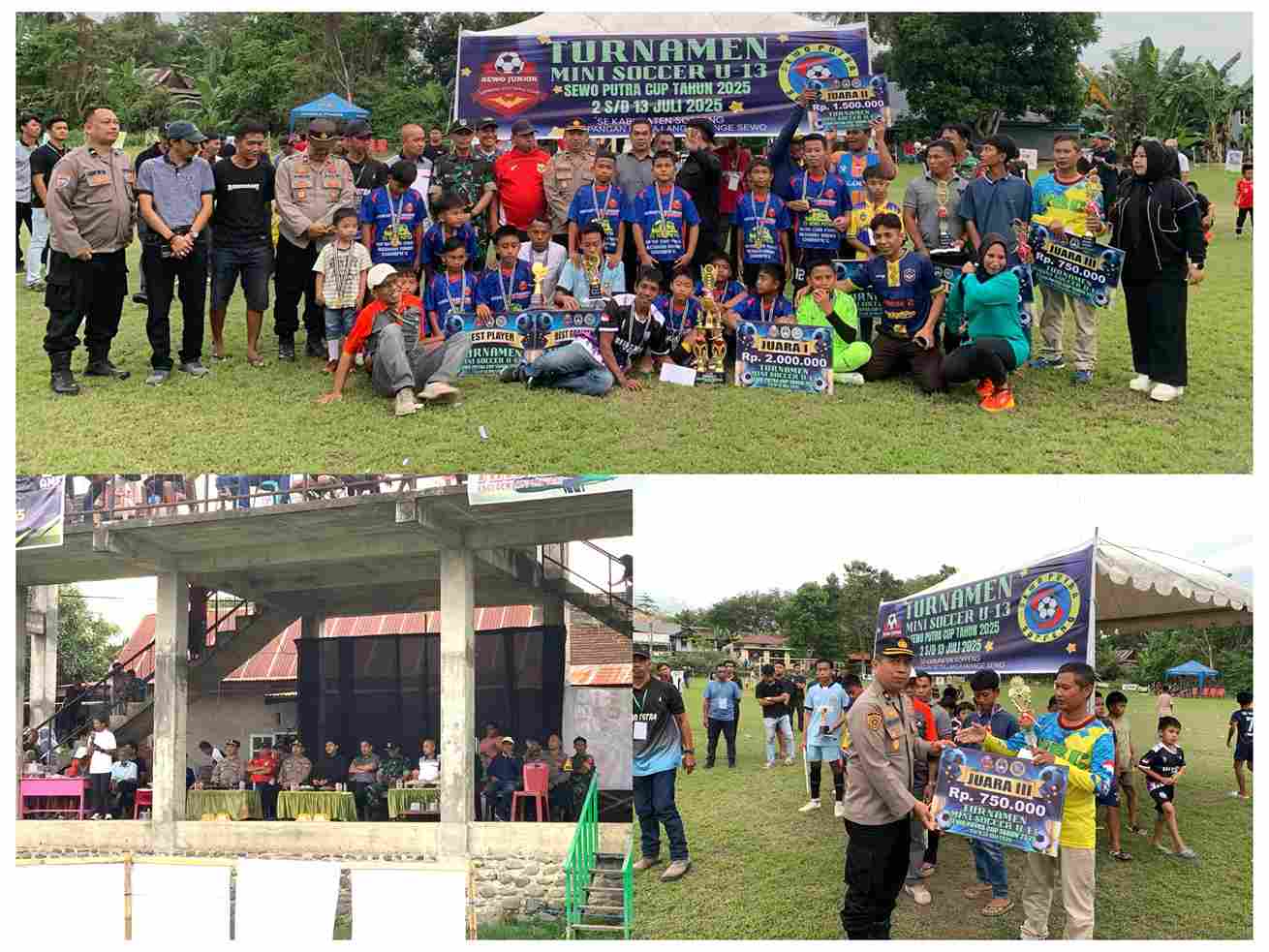 Final Sengit! Sewo Putra Junior A Juara Turnamen Mini Soccer U-13 di Soppeng