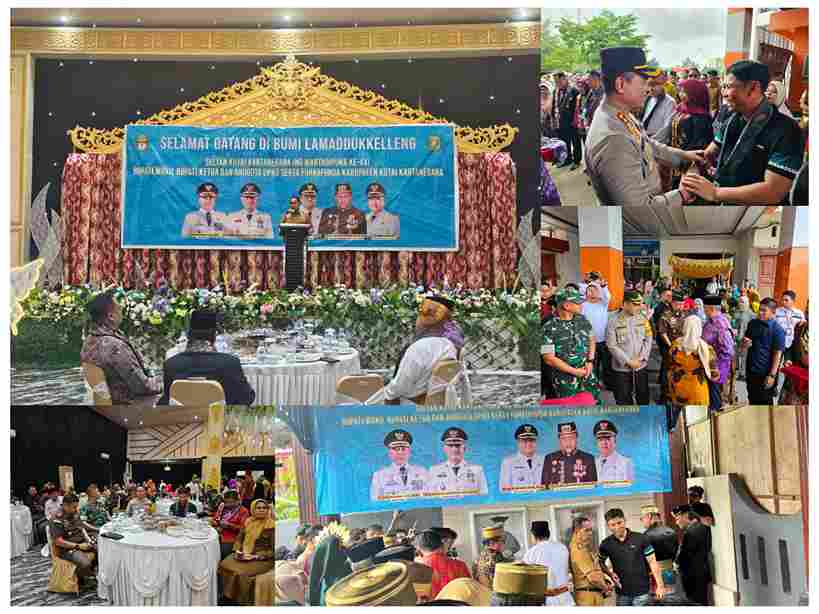 Kapolres Wajo Dampingi Kunjungan Sultan Kutai Kartanegara XXI: Sinergi Daerah Terjalin Hangat di Tanah Bugis