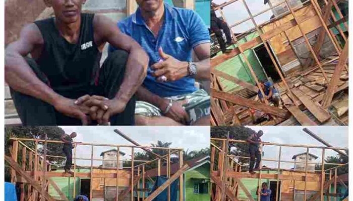 Rumahnya Direnovasi, Keluarga Mariana Ucapkan Terima Kasih kepada BAZNAS Pelalawan