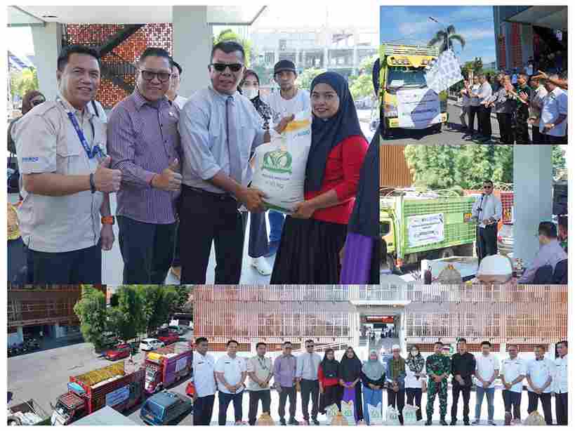 Lepas Bantuan Beras Pemerintah, Bupati Andi Utta Minta Tepat Sasaran
