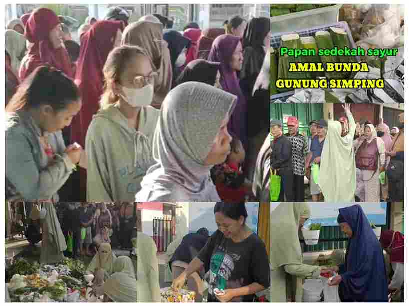 Sedekah Dzulhijjah Penuh Berkah: 450 Paket Papan Sedekah Sayur Dibagikan oleh Amal Bunda Gunung Simping