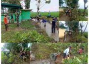 Jumat Bersih di Soppeng: Koramil 04/Liliriaja Gelar Karya Bakti, Warga Antusias Ciptakan Lingkungan Sehat