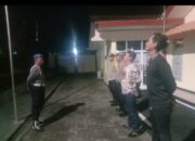 Polsek Kronjo Gelar Apel Malam Siaga, Perkuat Sistem Pengamanan Mako