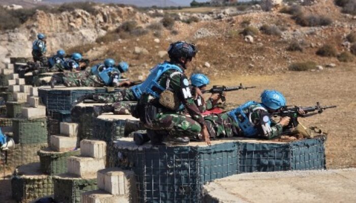 Garuda Latihan Tempur di Lebanon: SEMPU XXV-Q Asah Akurasi Tembakan di Medan Misi