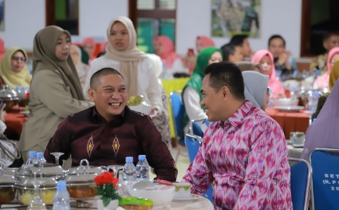 Kapolres Wajo Hadiri Lepas Sambut Dandim 1406/Wajo, Tegaskan Komitmen Sinergi TNI-Polri