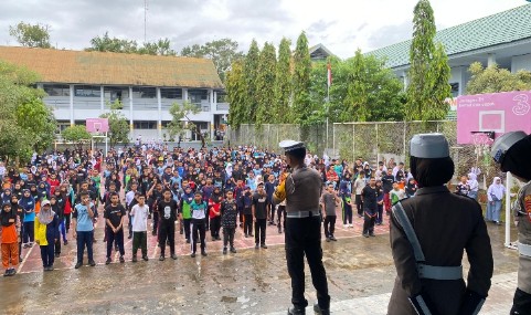 Polres Soppeng Gelar Police Goes to School di SMAN 1 Soppeng, Edukasi Tertib Lalu Lintas dan Sosialisasi Operasi Patuh Pallawa 2025