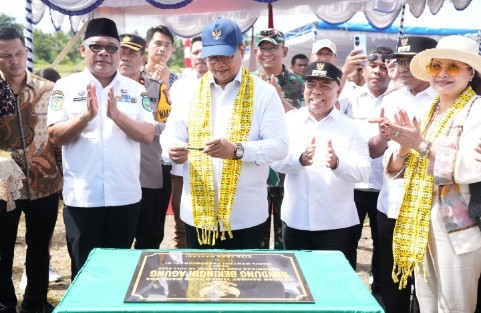 Resmikan Bendungan di Halmahera Utara, Wamen Viva Yoga: Petani Bisa Panen 2-3 Kali, Produksi Padi Naik hingga 8 Ton!