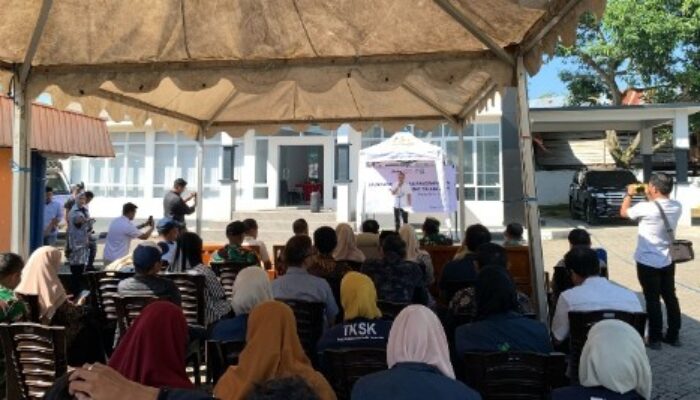 Kapolsek Lalabata Hadiri Launching Bantuan Beras untuk 16.172 KPM: Polri Pastikan Penyaluran Aman dan Tepat Sasaran