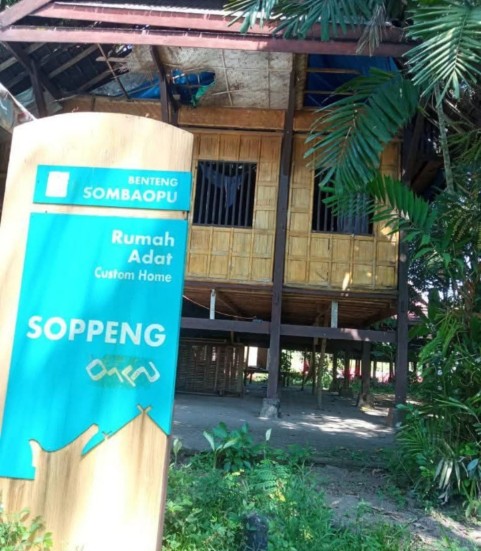 Miris! Miniatur Rumah Adat Soppeng di Benteng Somba Opu Terbengkalai, Aset Budaya Tak Terurus